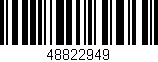 Código de barras (EAN, GTIN, SKU, ISBN): '48822949'