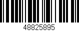 Código de barras (EAN, GTIN, SKU, ISBN): '48825895'