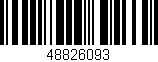 Código de barras (EAN, GTIN, SKU, ISBN): '48826093'