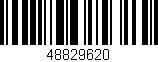 Código de barras (EAN, GTIN, SKU, ISBN): '48829620'