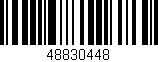 Código de barras (EAN, GTIN, SKU, ISBN): '48830448'