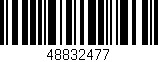 Código de barras (EAN, GTIN, SKU, ISBN): '48832477'