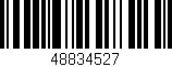 Código de barras (EAN, GTIN, SKU, ISBN): '48834527'