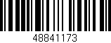 Código de barras (EAN, GTIN, SKU, ISBN): '48841173'