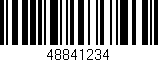 Código de barras (EAN, GTIN, SKU, ISBN): '48841234'