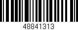 Código de barras (EAN, GTIN, SKU, ISBN): '48841313'