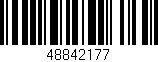 Código de barras (EAN, GTIN, SKU, ISBN): '48842177'