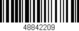 Código de barras (EAN, GTIN, SKU, ISBN): '48842209'