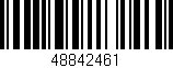 Código de barras (EAN, GTIN, SKU, ISBN): '48842461'