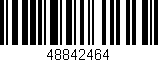 Código de barras (EAN, GTIN, SKU, ISBN): '48842464'
