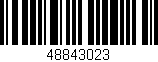 Código de barras (EAN, GTIN, SKU, ISBN): '48843023'