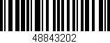 Código de barras (EAN, GTIN, SKU, ISBN): '48843202'