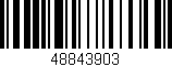 Código de barras (EAN, GTIN, SKU, ISBN): '48843903'
