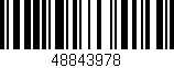 Código de barras (EAN, GTIN, SKU, ISBN): '48843978'