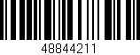 Código de barras (EAN, GTIN, SKU, ISBN): '48844211'