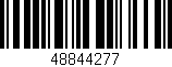 Código de barras (EAN, GTIN, SKU, ISBN): '48844277'