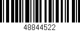 Código de barras (EAN, GTIN, SKU, ISBN): '48844522'
