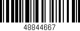 Código de barras (EAN, GTIN, SKU, ISBN): '48844667'