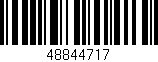Código de barras (EAN, GTIN, SKU, ISBN): '48844717'