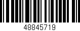 Código de barras (EAN, GTIN, SKU, ISBN): '48845719'