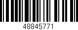 Código de barras (EAN, GTIN, SKU, ISBN): '48845771'
