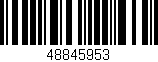 Código de barras (EAN, GTIN, SKU, ISBN): '48845953'