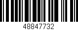 Código de barras (EAN, GTIN, SKU, ISBN): '48847732'