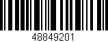 Código de barras (EAN, GTIN, SKU, ISBN): '48849201'