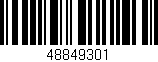 Código de barras (EAN, GTIN, SKU, ISBN): '48849301'