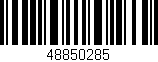 Código de barras (EAN, GTIN, SKU, ISBN): '48850285'