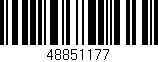 Código de barras (EAN, GTIN, SKU, ISBN): '48851177'