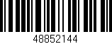 Código de barras (EAN, GTIN, SKU, ISBN): '48852144'