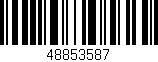 Código de barras (EAN, GTIN, SKU, ISBN): '48853587'