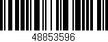 Código de barras (EAN, GTIN, SKU, ISBN): '48853596'