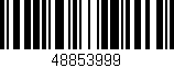 Código de barras (EAN, GTIN, SKU, ISBN): '48853999'