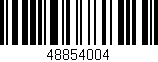 Código de barras (EAN, GTIN, SKU, ISBN): '48854004'
