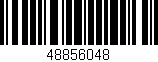 Código de barras (EAN, GTIN, SKU, ISBN): '48856048'