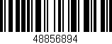 Código de barras (EAN, GTIN, SKU, ISBN): '48856894'