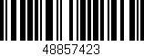 Código de barras (EAN, GTIN, SKU, ISBN): '48857423'