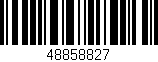 Código de barras (EAN, GTIN, SKU, ISBN): '48858827'