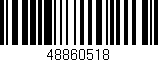Código de barras (EAN, GTIN, SKU, ISBN): '48860518'