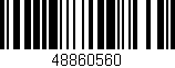 Código de barras (EAN, GTIN, SKU, ISBN): '48860560'