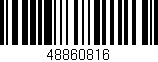 Código de barras (EAN, GTIN, SKU, ISBN): '48860816'