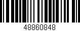 Código de barras (EAN, GTIN, SKU, ISBN): '48860848'