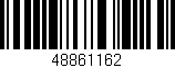 Código de barras (EAN, GTIN, SKU, ISBN): '48861162'