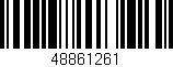 Código de barras (EAN, GTIN, SKU, ISBN): '48861261'