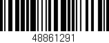 Código de barras (EAN, GTIN, SKU, ISBN): '48861291'