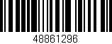 Código de barras (EAN, GTIN, SKU, ISBN): '48861296'