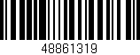 Código de barras (EAN, GTIN, SKU, ISBN): '48861319'