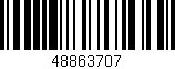 Código de barras (EAN, GTIN, SKU, ISBN): '48863707'